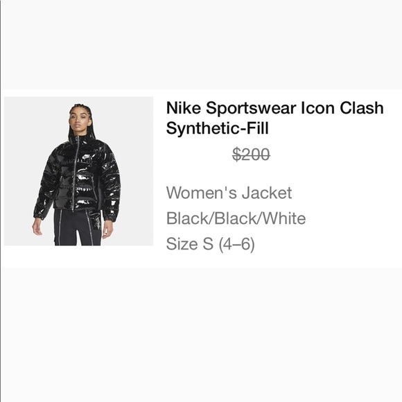 Nike Black Bomber Jacket - Picture 6 of 6